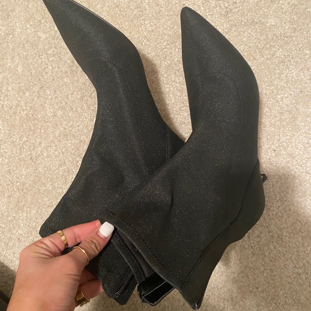 BADGLEY MISCHKA BLACK BOOTS - Picture 7 of 9